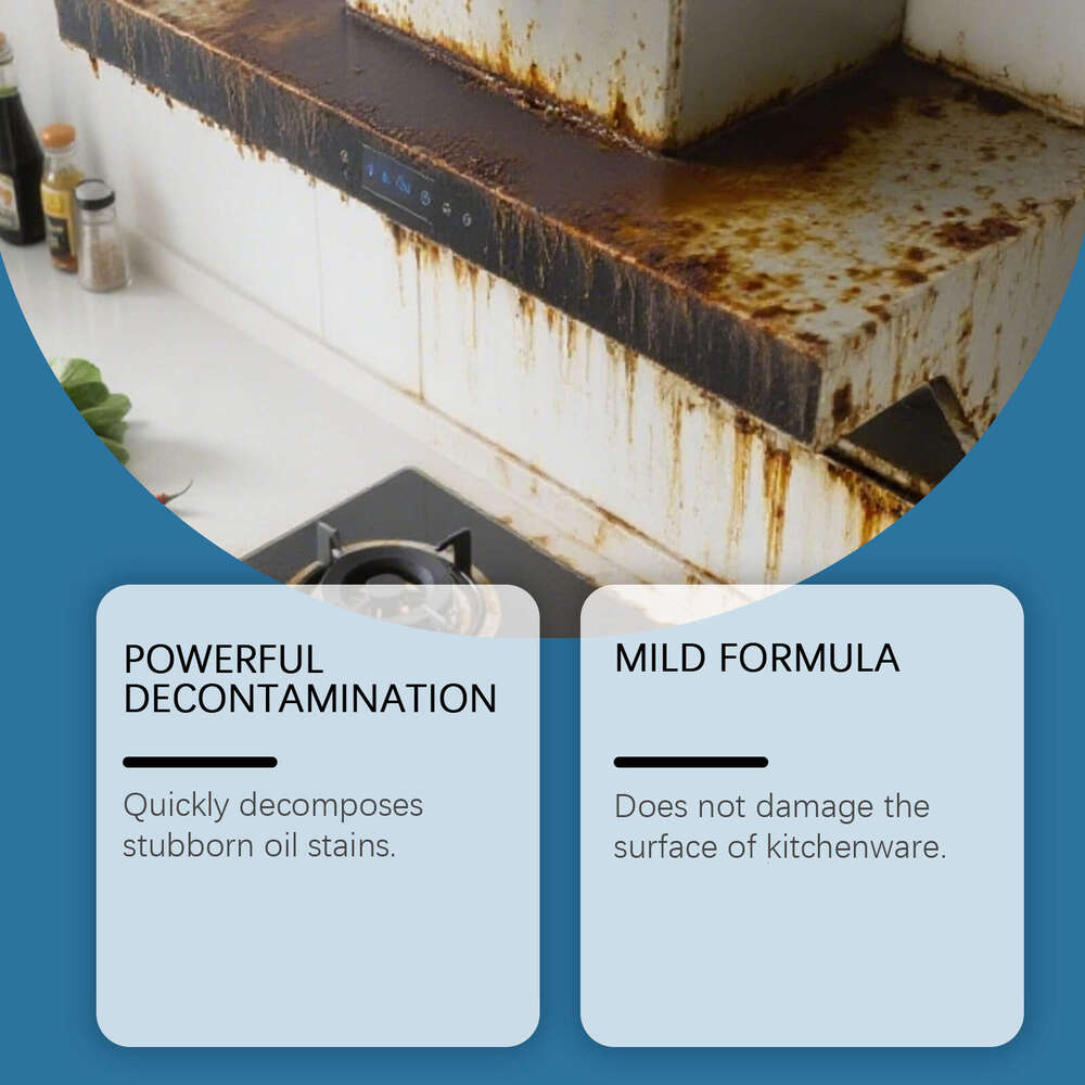 Jakehoe Kitchen Range Hood Stove Grease Stain Remover Easy Clean Household Cleaner S260202