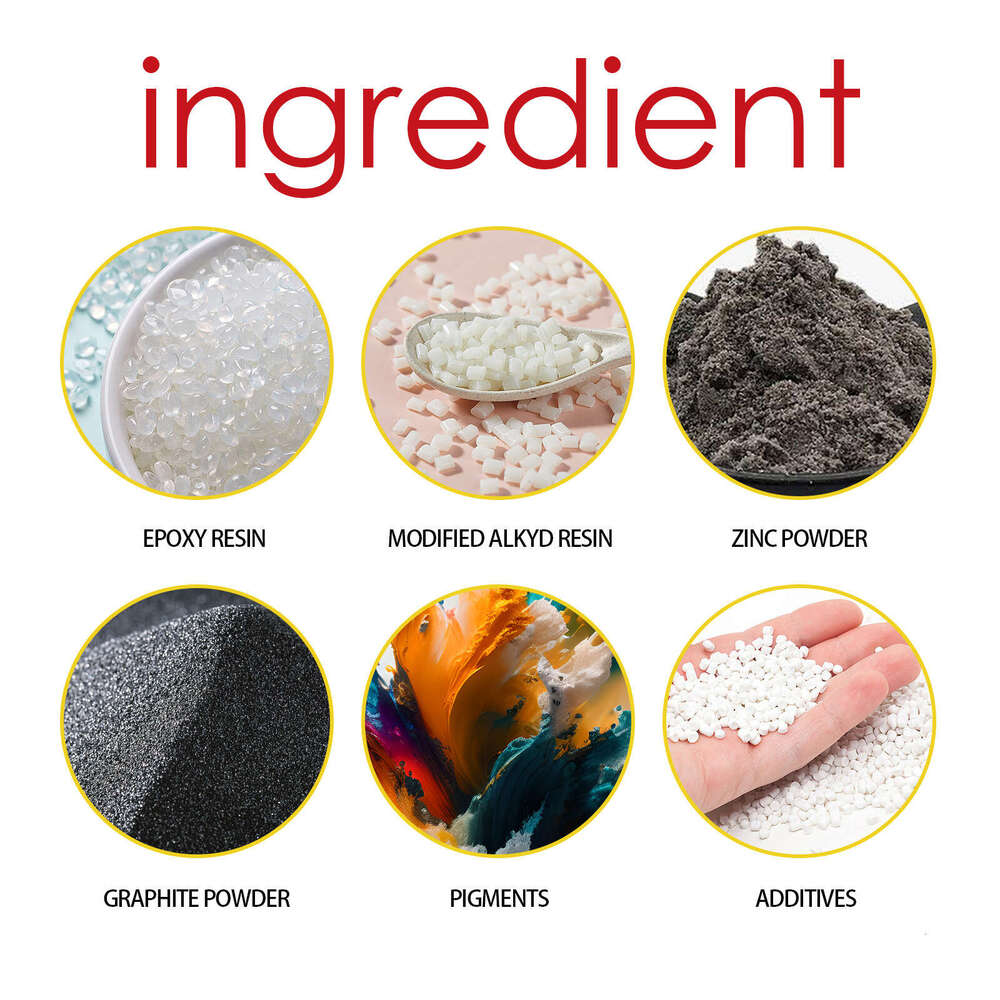 Jayusing Rust Removal Paint Iron Door Railing Metal Cleaning Renovation Anti-Rust Coating Primer S260202