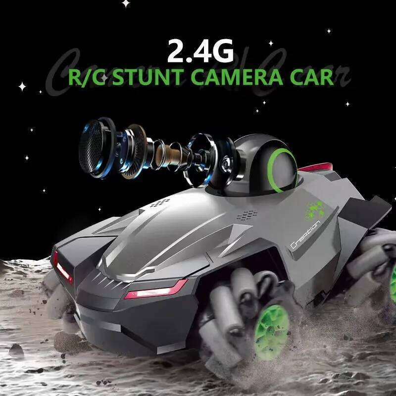 RC 1:20 With Video 2.4G WIFI FPV HD 360 Rotation Stunt Camera Car Kids boy toys Y260131