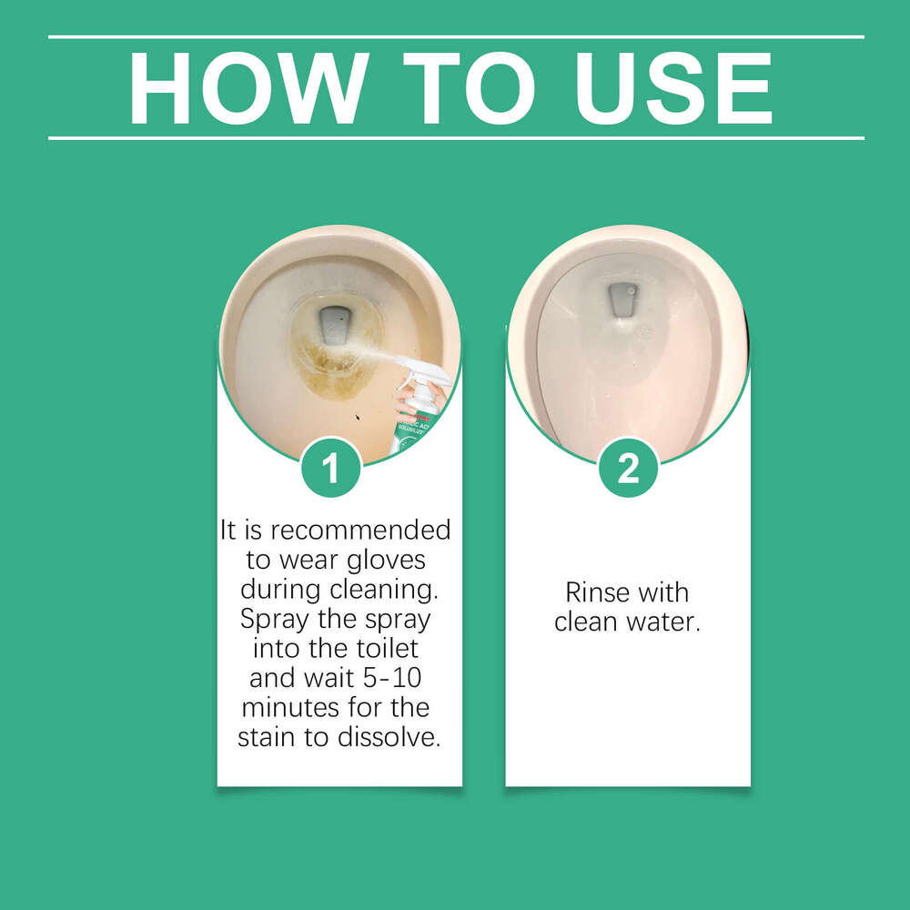 Jakehoe Bathroom Cleaner Cleaning Tile Cement Floor Stain Remover Toilet Magic Spray S260202