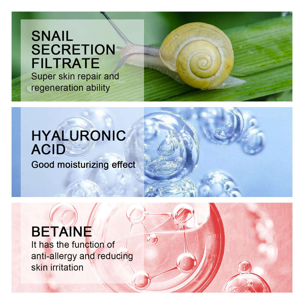 OUHOE Snail Face Cream Gentle Nourishing Hydrating Firming Facial Skin Moisturizing Care Essence S260131