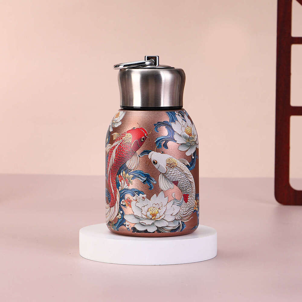 Mini 316 Stainless Steel Little Fat Ding Insulated with Pull Ring Convenient Pocket High-Value Gift Cup