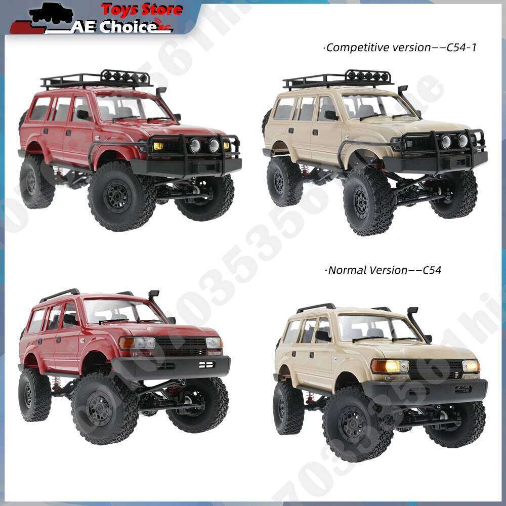 WPL C54 C54-1 1/16 LC80 Model 2.4G 4X4 Off Road Remote Control LED Climbing RC Truck Electric Toy Car Gift for Boy Y260131