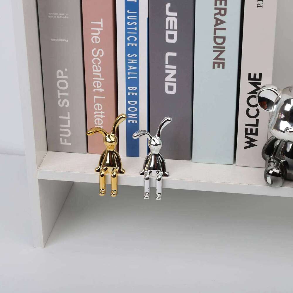 Cartoon Animal Car Interior Center Console Creative Rabbit Ornament Personality Room Dining Table Desk Decoration Y260202