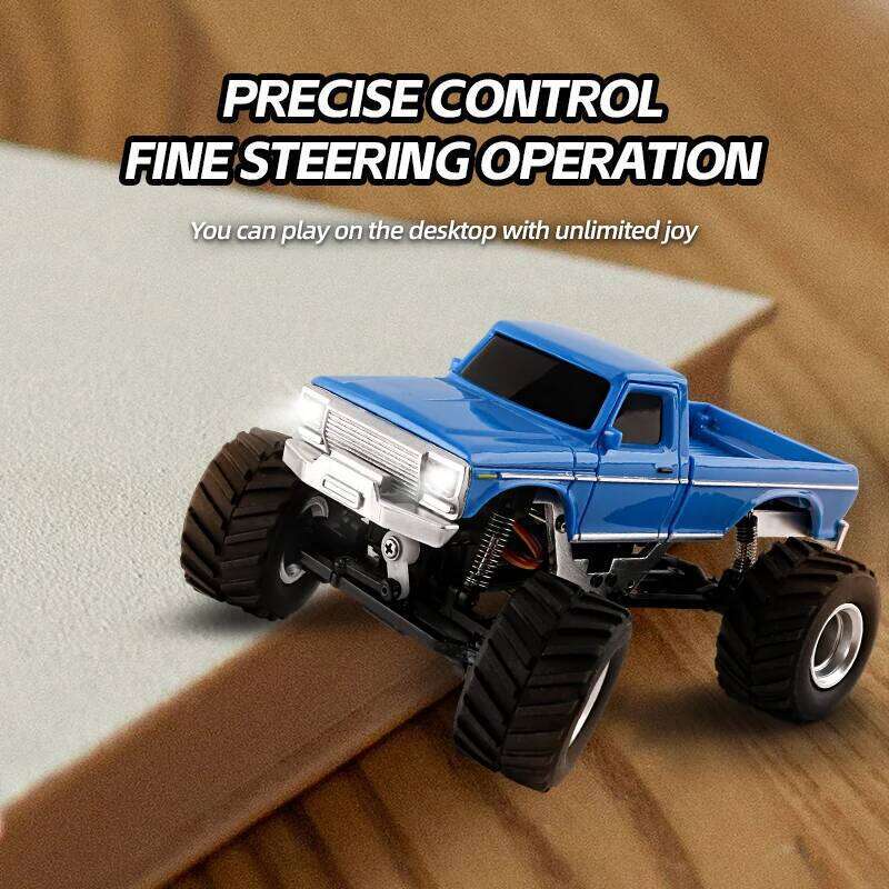 1/36 Crawler 4WD Mini Radio Off-road Vehicles Light System RC Car Remote Control RTR Hobby Model Gift Y260131