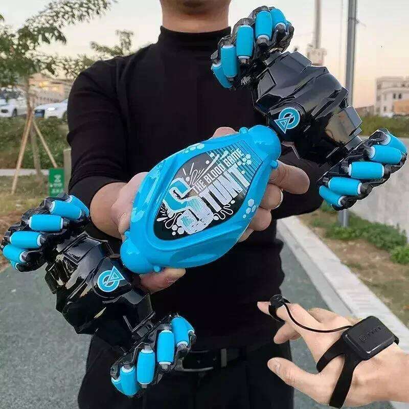 New LED Light 4WD 1:16 Stunt RC Gesture Induction Twist Climbing Radio Controlled Car Remote Control Toys For Children Gifts Y260131