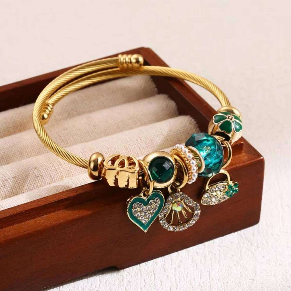 1PC Women's Fashion Pan Family Multi Element Beaded Bracelet Jewelry Accessories Suitable for Date, Party, Festival Gifts H260202
