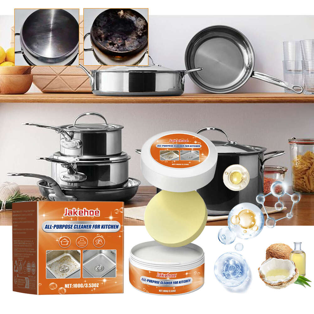 Jakehoe Kitchen Stove Range Hood Pot Bottom Oil Stain Multi-Purpose Cleaning Paste S260202