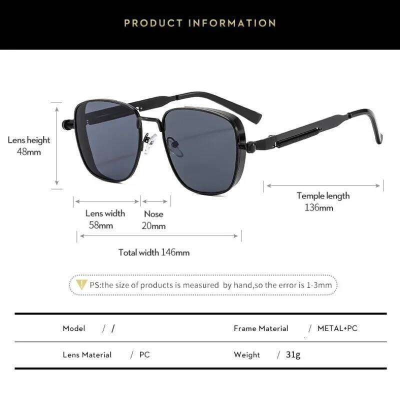 New Men Sunglasses Retro Spring Leg Driving Outdoor Sports Metal Rectangular Decorative Glasses Women Uv400 H260202