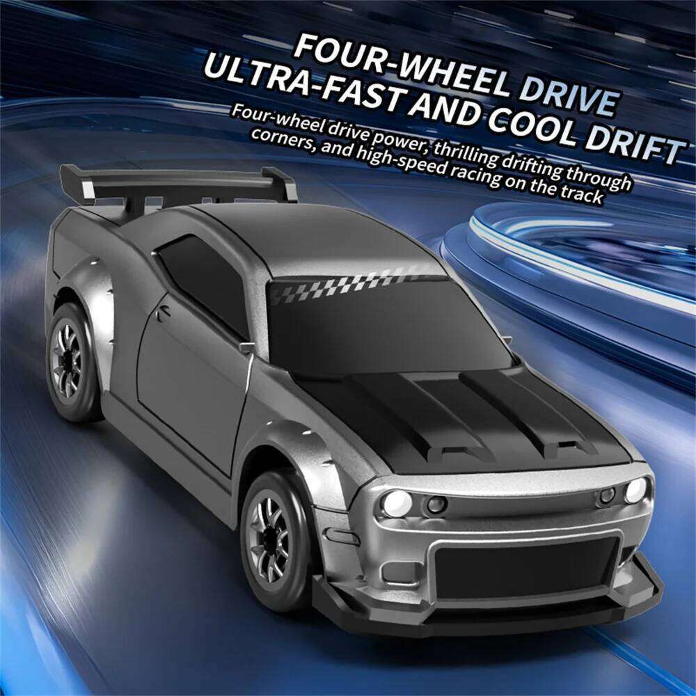 XCL-165 1/64 2.4G 4WD Drift RC Car Mini LED Light Full Proportional Remote Control High Speed On-Road Racing Vehicle Mode Y260131