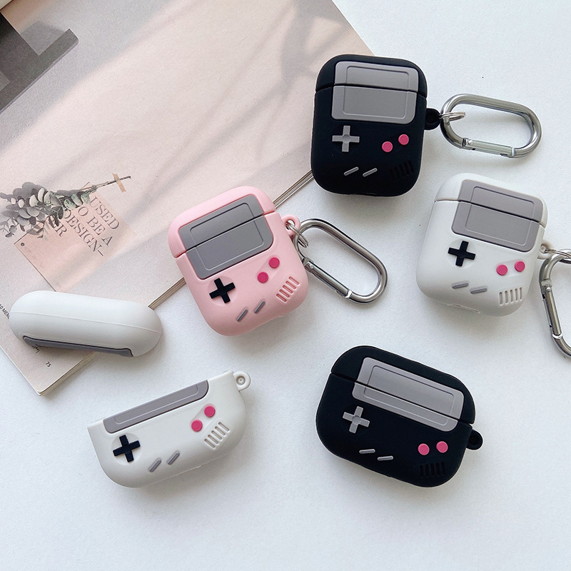 Game Console Compatible AirPods Protective Silicone Wireless Bluetooth Earphone 4th Generation Case Anti-Shell