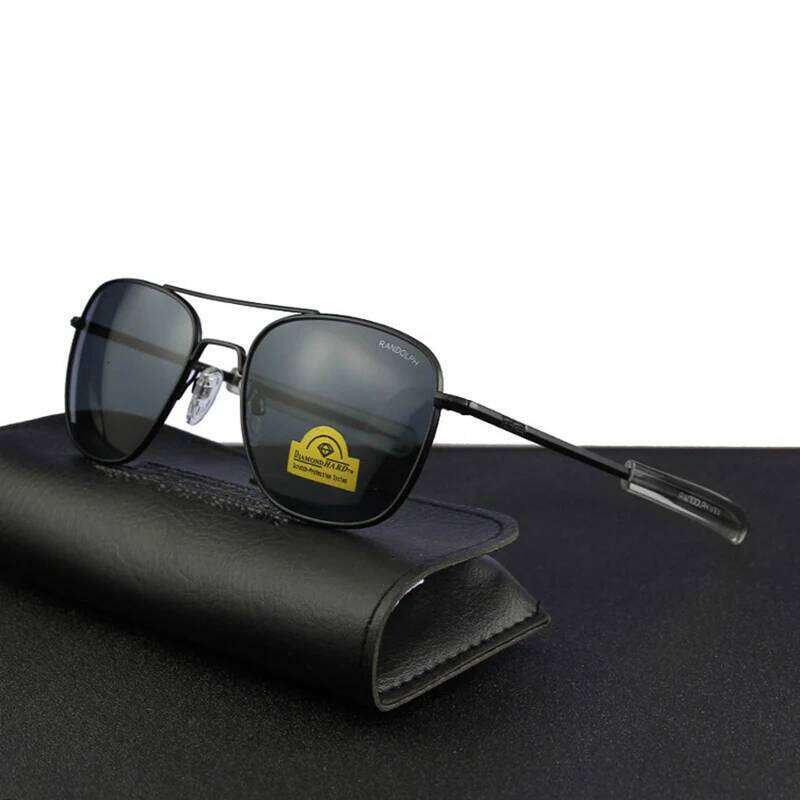 RE Sunglasses Men Top Quality Anti-Scratches American Army Military Mirror AGX Tempered Glass Lens Pilot Sun Glasses UV400 H260202