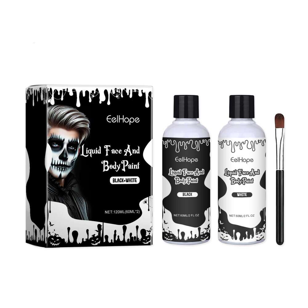 Halloween Party Quick-Drying Foundation Makeup Clown Colorful Paint Liquid S260202