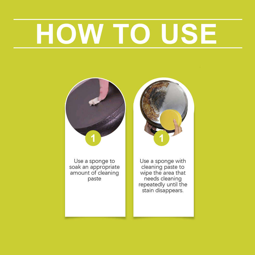 Jue-Fish Multi-Purpose Cleaning Paste Household Kitchen Bathroom Furniture Oil and Water Stain Multi-Functional Cleaner S260202