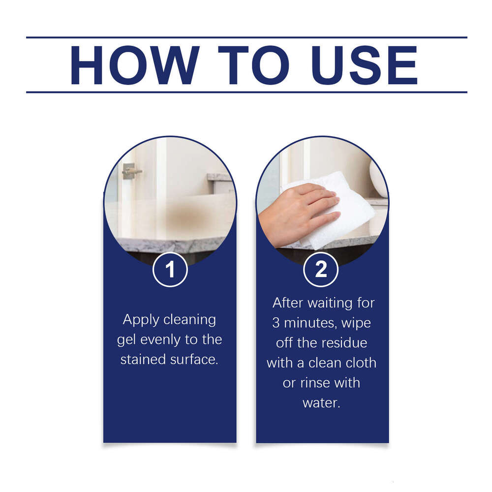 Jakehoe Household Gel Bathroom Kitchen Stain Removal Brightening Cleaning Polishing Degreasing Cleaner S260202