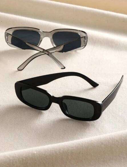 2PCS Women Sports Glasses Vintage Mirrored Cat Eye Sunglasses Retro Small Frame UV400 Eyewear Fashion Ladies Driver Goggles H260202