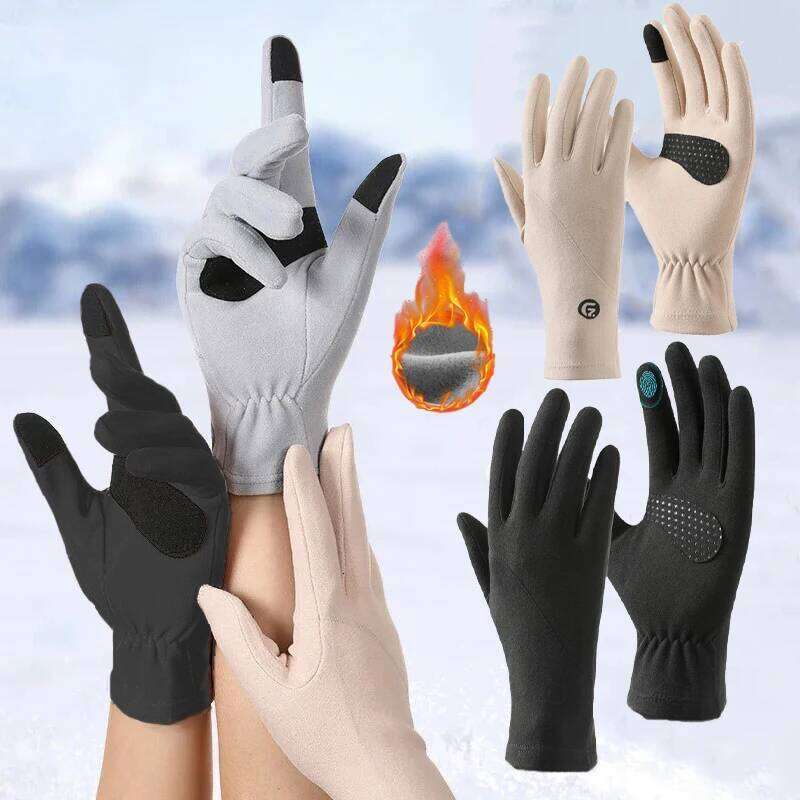 Winter Gloves, Touch Screen Anti-Slip Warm Liners Cycling Biking Sporting Driving Skiing for Men Women XJ260202