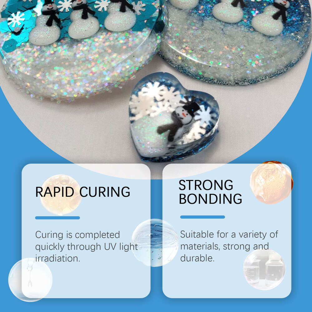 Dowmoo Resin Mold Curing Plastic Transparent Quick-drying Glue Odorless Crystal Epoxy S260202