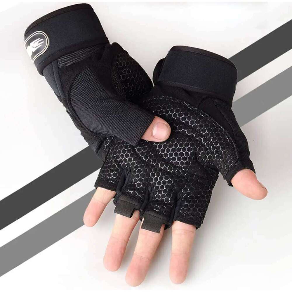 Gym Sports Anti-slip Breathable Gloves, Design Wrist Protective Gloves Men and Women for Running XJ260202
