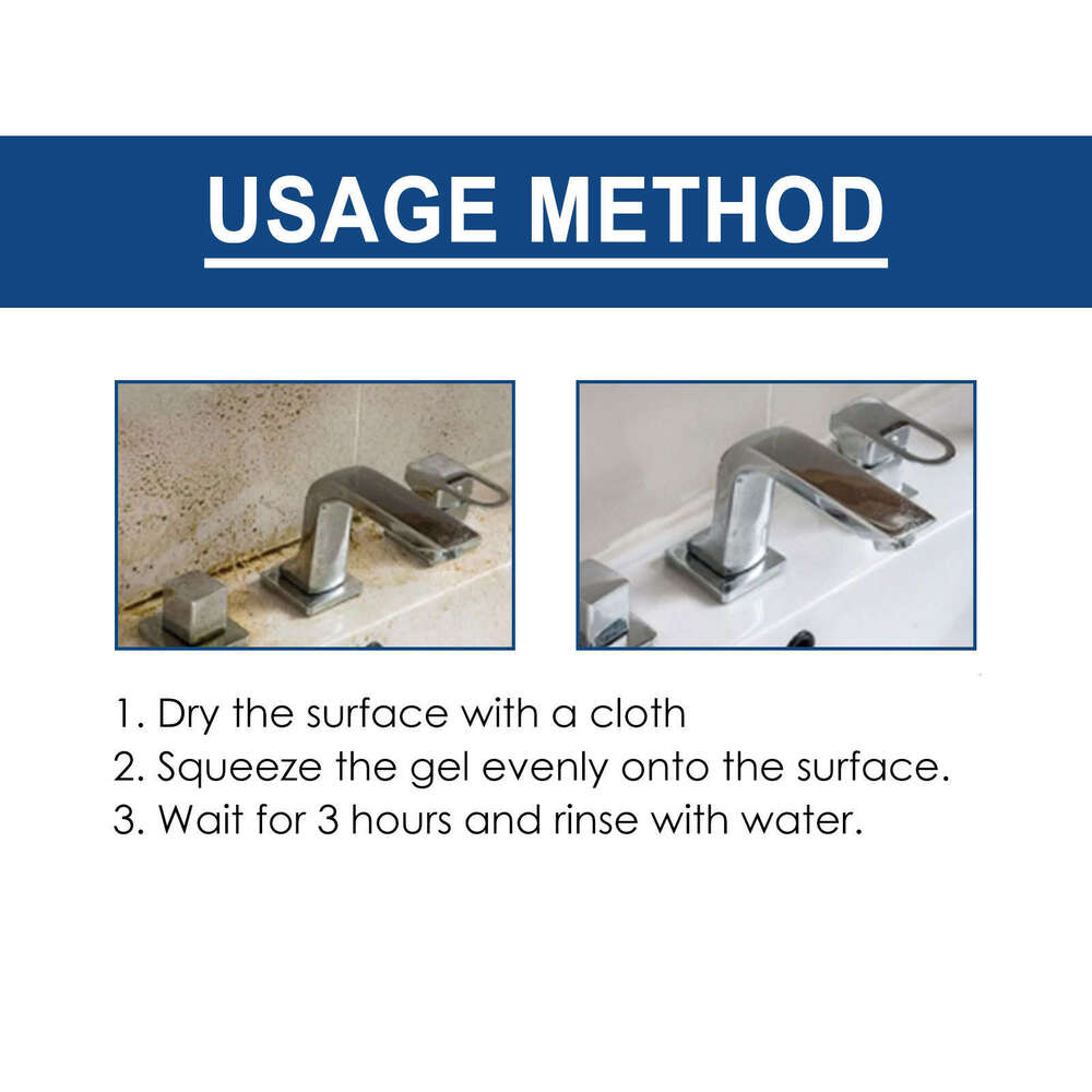 Gel Household Kitchen Bathroom Multi-Purpose Wall Cleaning Stain Removal Renovation Mildew Remover S260202