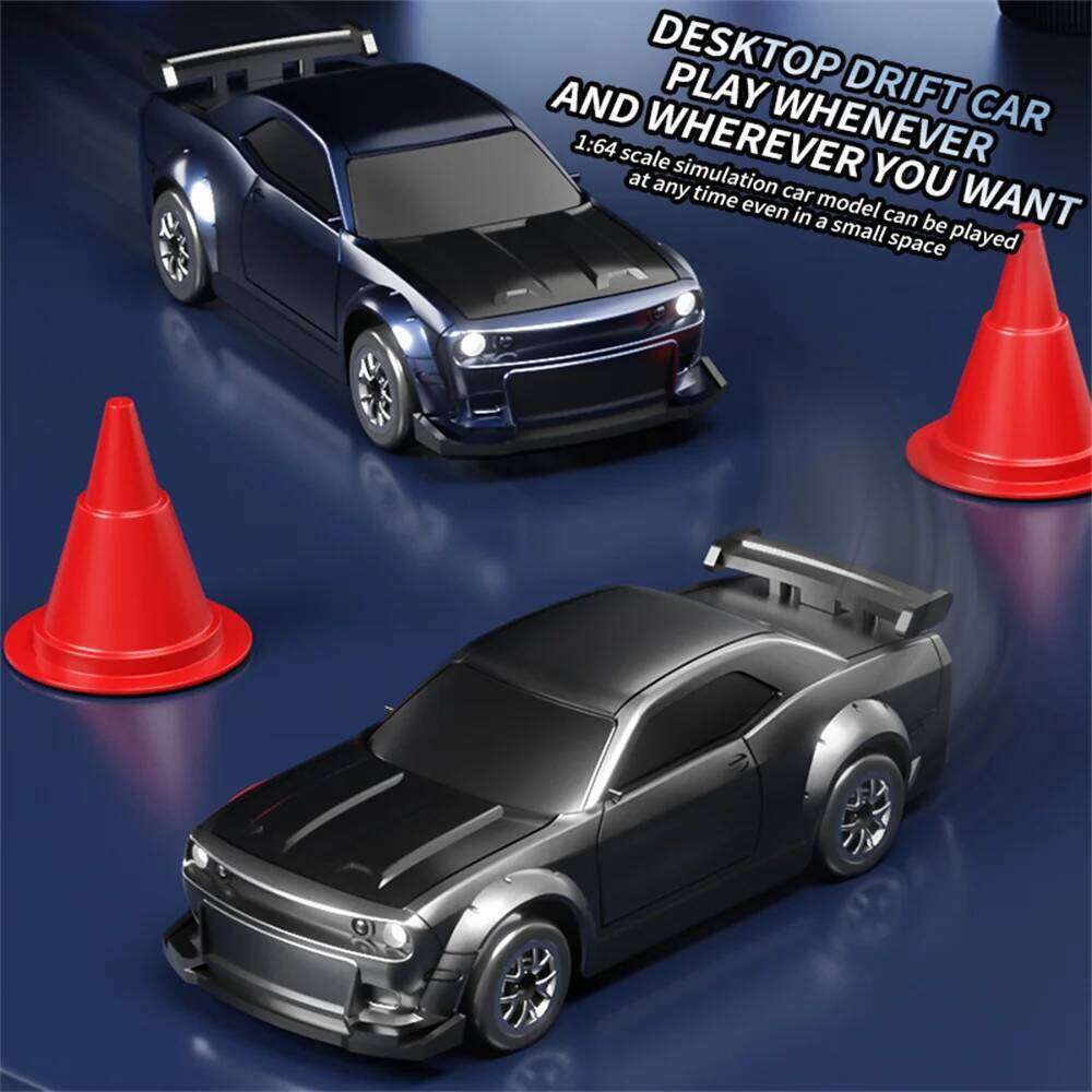 XCL-165 1/64 2.4G 4WD Drift RC Car Mini LED Light Full Proportional Remote Control High Speed On-Road Racing Vehicle Mode Y260131