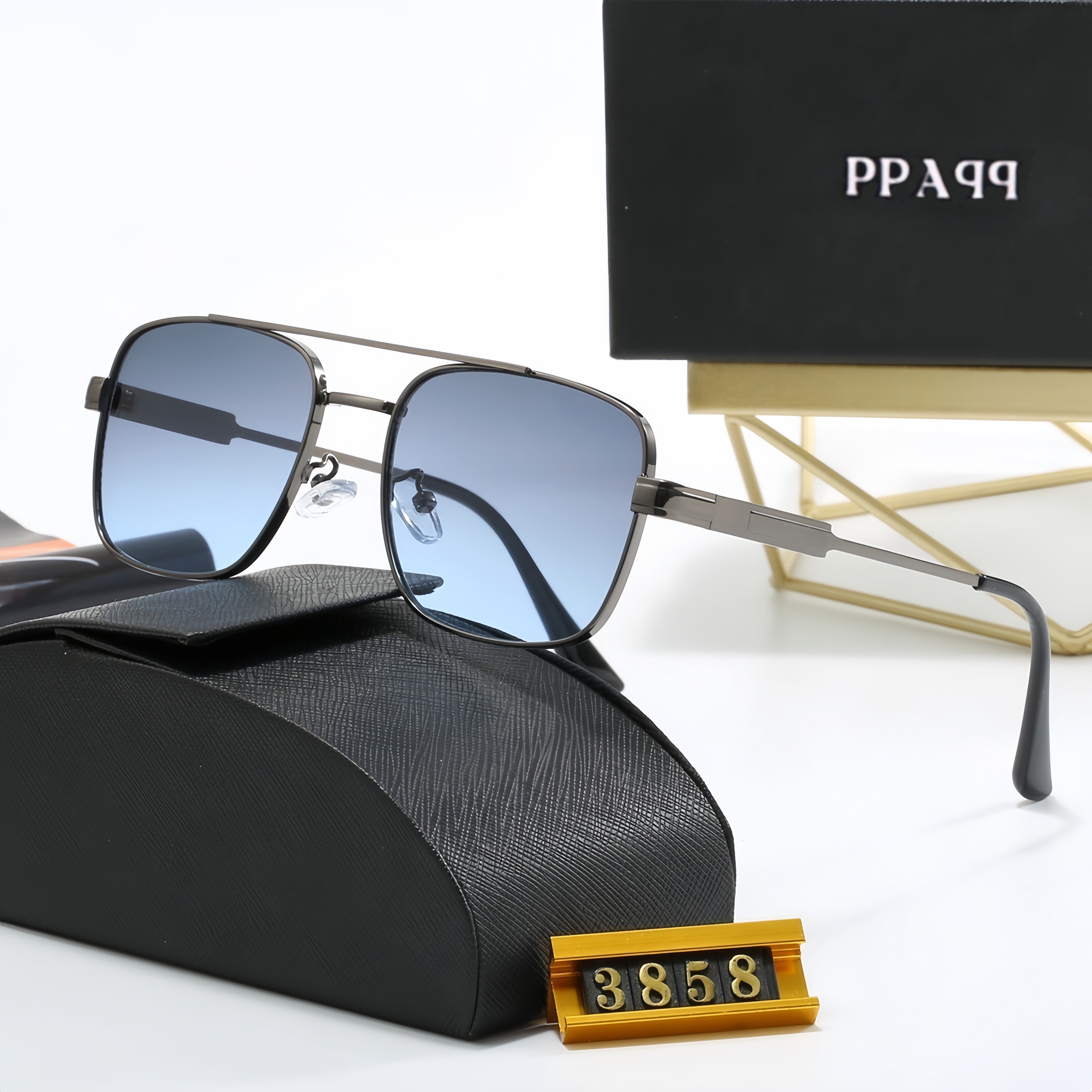WK 20385825 Top luxury Sunglasses designer womens Mens Wearing fashion hot selling senior Eyewear For Women eyeglasses frame Vintage Metal Sun Glasses With box