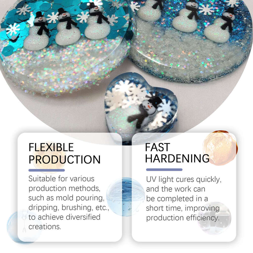 Dowmoo Epoxy Creative UV Nail Art Shadowless Glue Quick-Drying Resin S260202