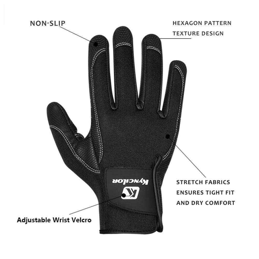 Resistance Anti Slip 2 Half Finger Waterproof Breathable Outdoor Sports Slip-Resistant Gloves For Fishing XJ260202