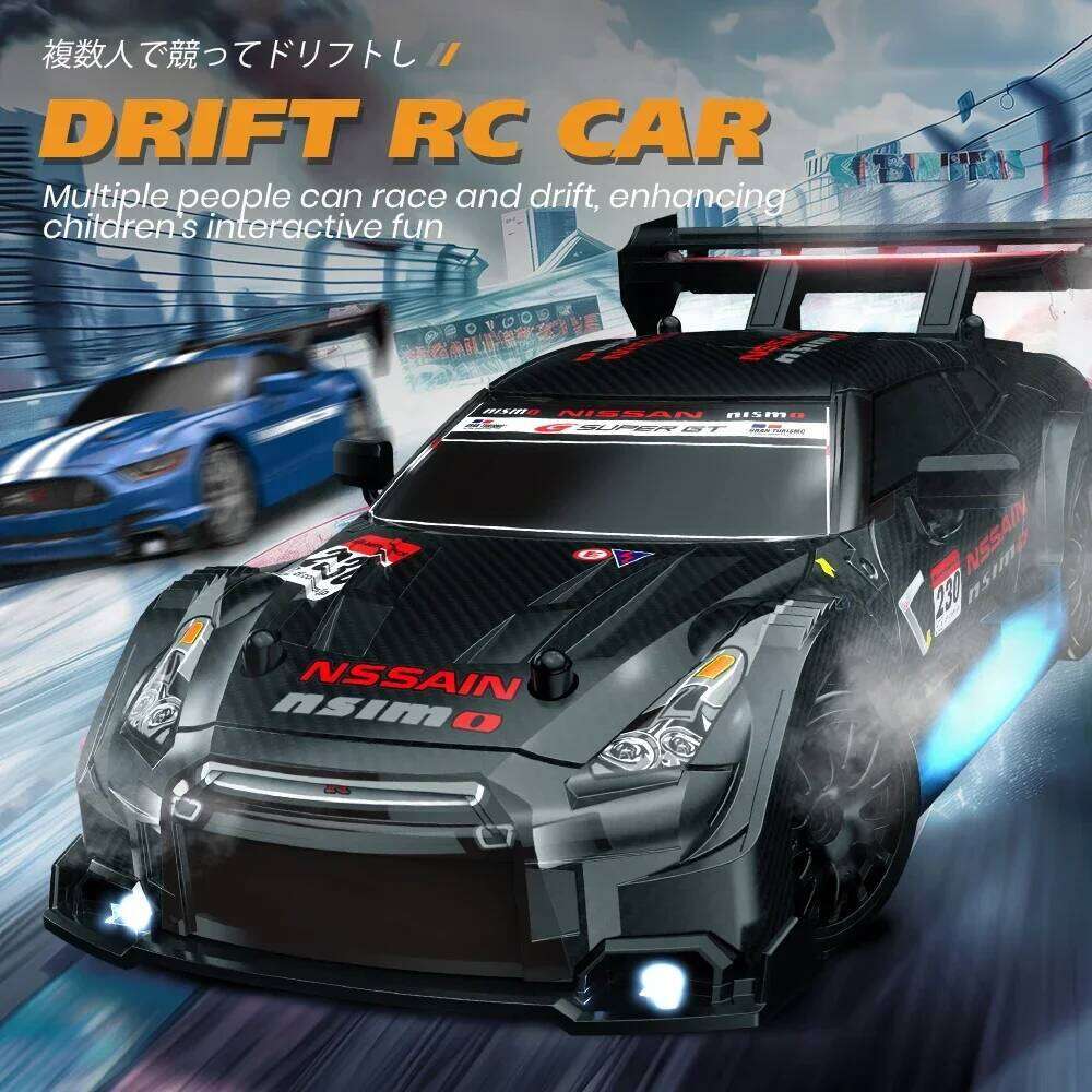 AE86 RC Drift Racing Car 1/24 4WD 30KM/h High Speed with Light 2.4G Radio Controlled Vehicle Model Race Competition Toy for Boys Y260131