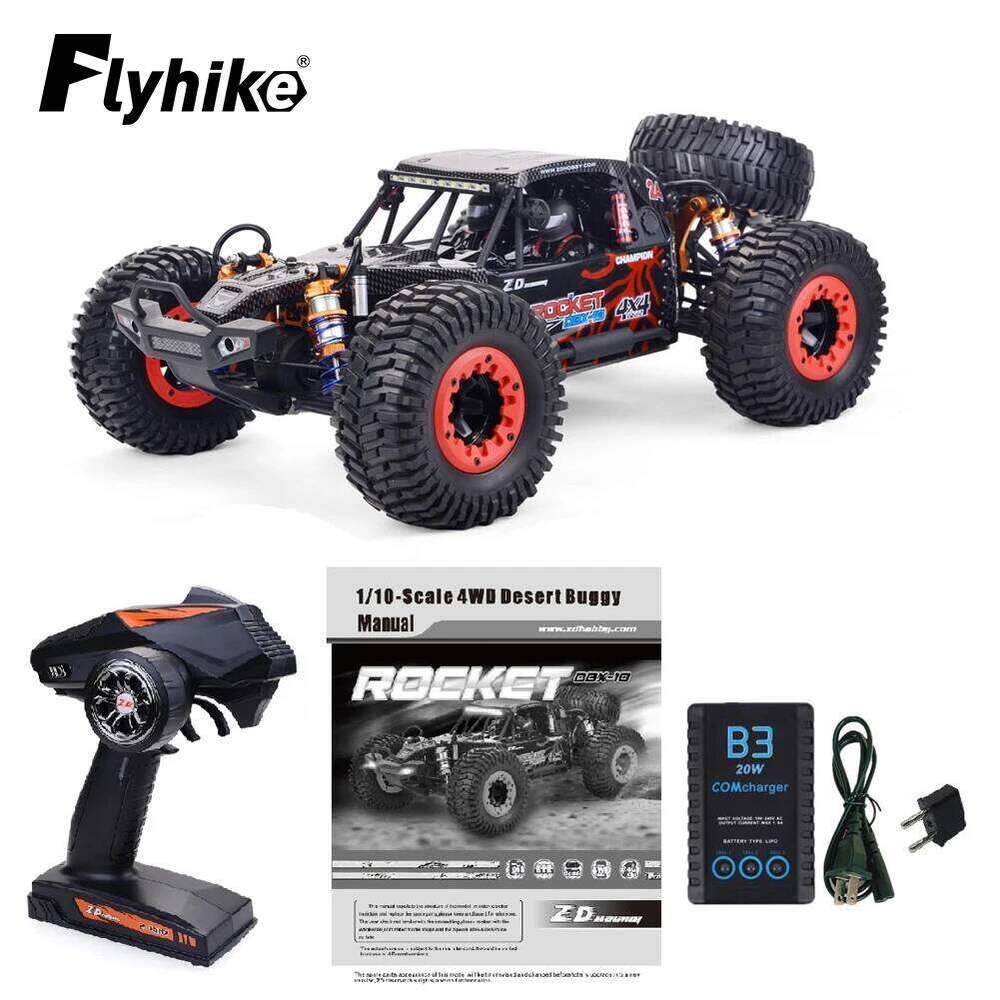 ZD Racing DBX 10 1/10 4WD 2.4G Truck Brushless High Speed Off Road Vehicle 80KM/h Remote Control Desert Car Kid Toys Y260131