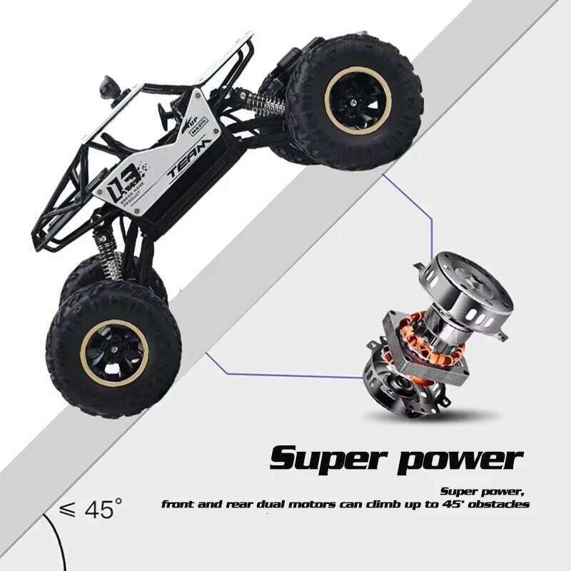 ZWN 1:16 4WD RC Car 2.4G Radio Remote Cars Rechargeable Buggy 4x4 Off-Road Control Trucks Boys Toys for Kids Gifts Y260131