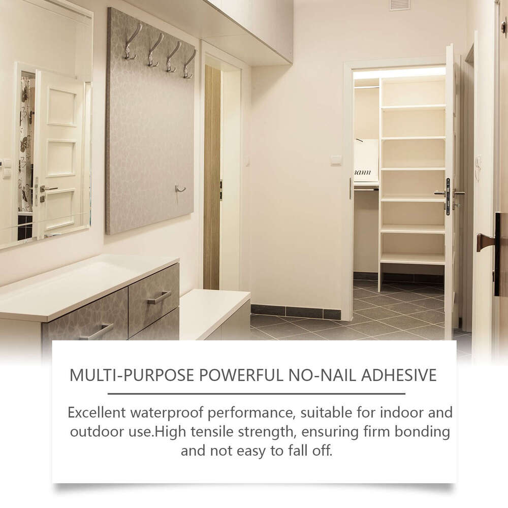 Wood Metal Ceramic Plastic Interior Decoration Easy Installation Nail-free Glue S260202