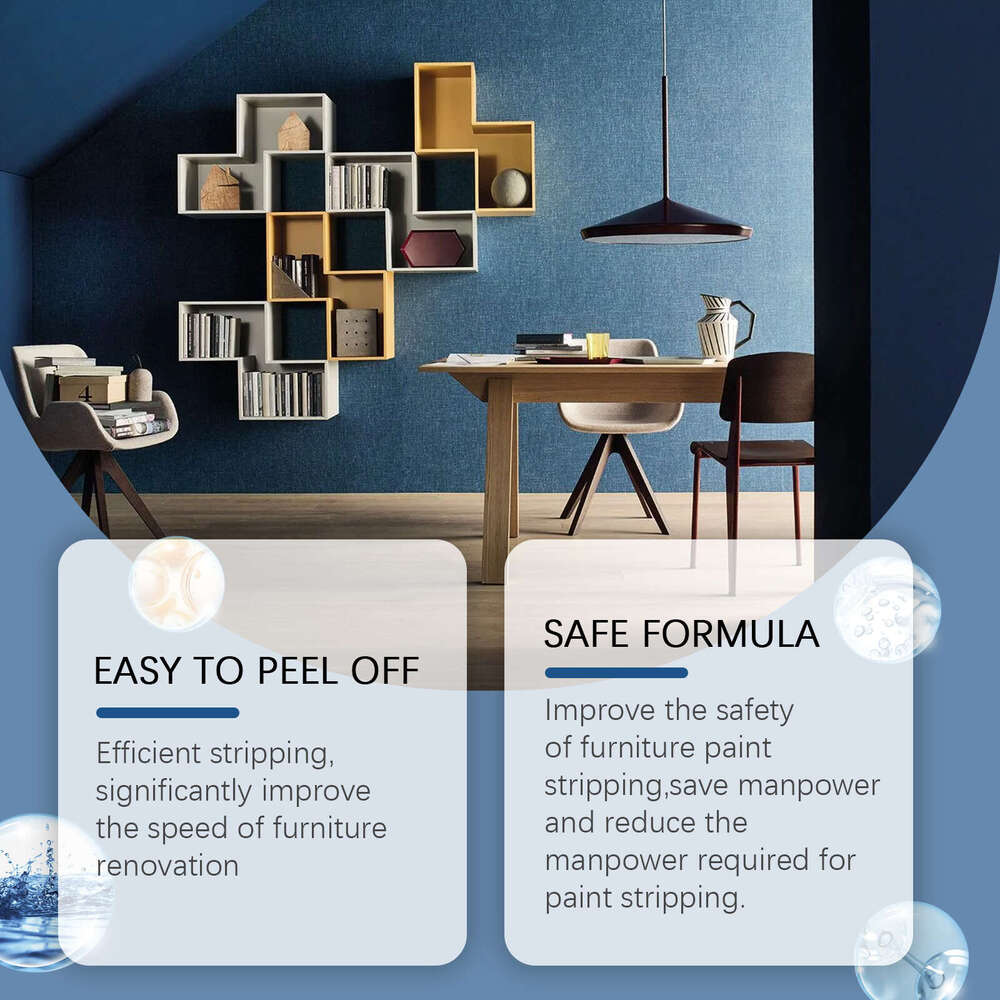 JAKEHOE Furniture Stripper Renovation Removal Cleaner Gentle Stain Convenient Paint Remover S260202