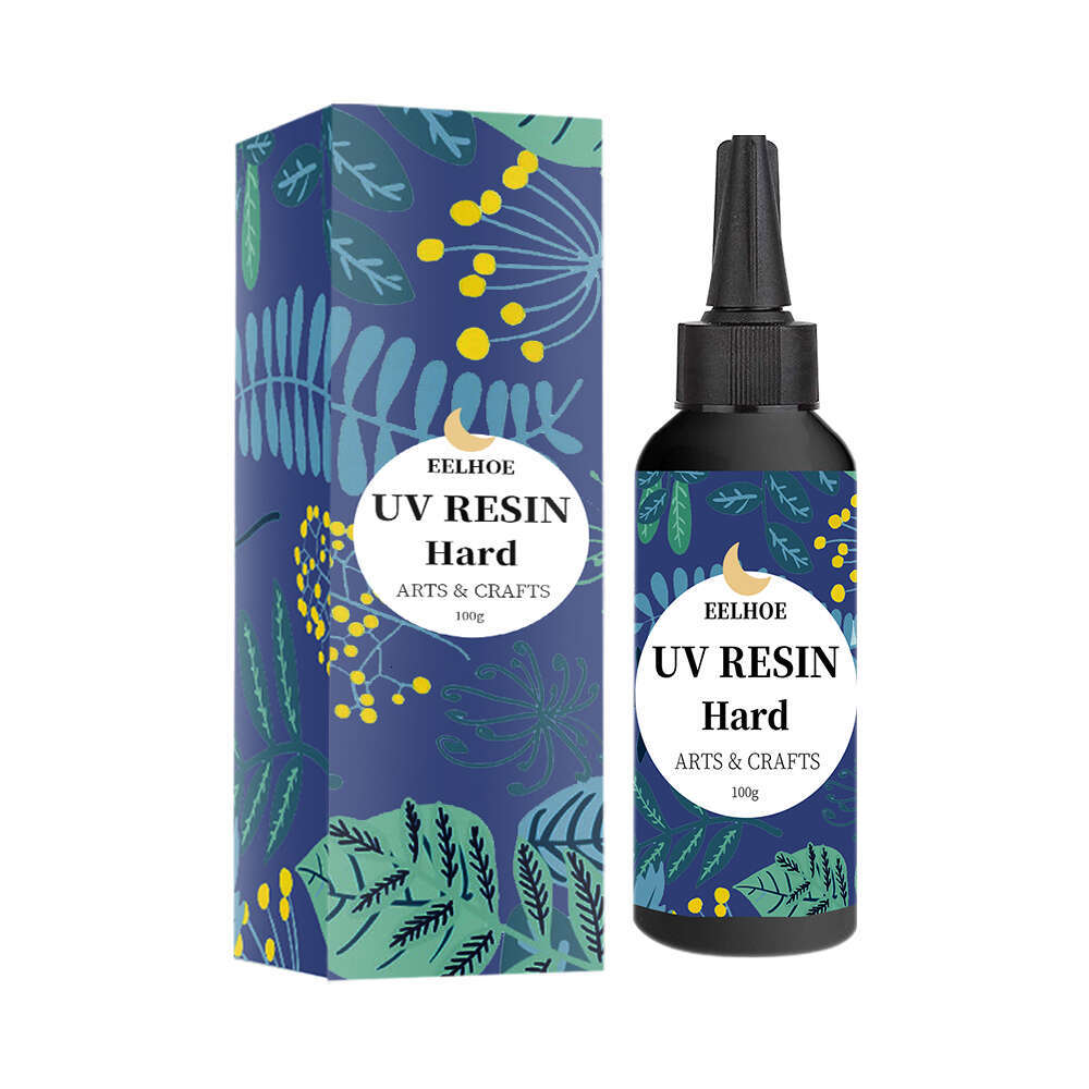 EELHOE High Transparency Resin 100g Nail Art Cochlea UV Shadowless Quick-Drying Glue S260202