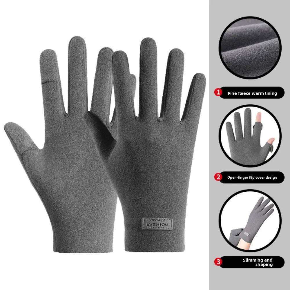 Touch Screen Winter Cold Proof Windproof Thick Cycling Wear-resistant Soft Warm Outdoor Gloves Sports XJ260202