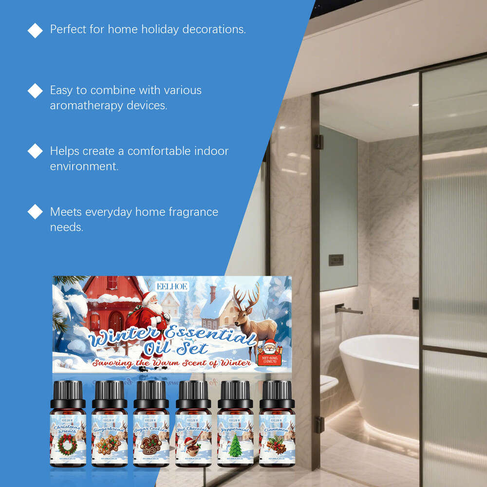 EELHOE Winter Set Indoor Air Freshening Create Festive Atmosphere Home Aromatherapy Essential Oil S260202