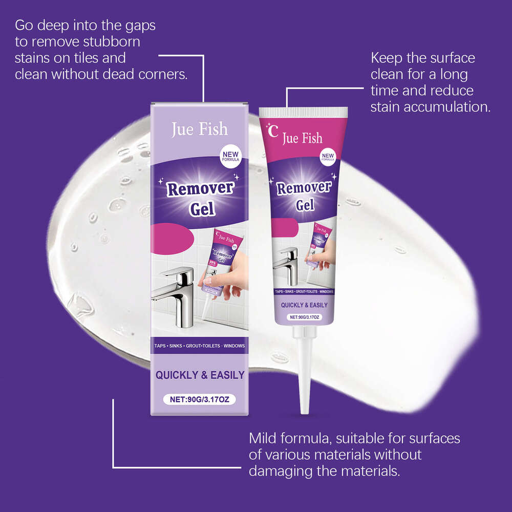 Jue Fish Household Multi-Effect Cleaning Wall Floor Toilet Stain Removal Long-Lasting Gel Cleaner S260202