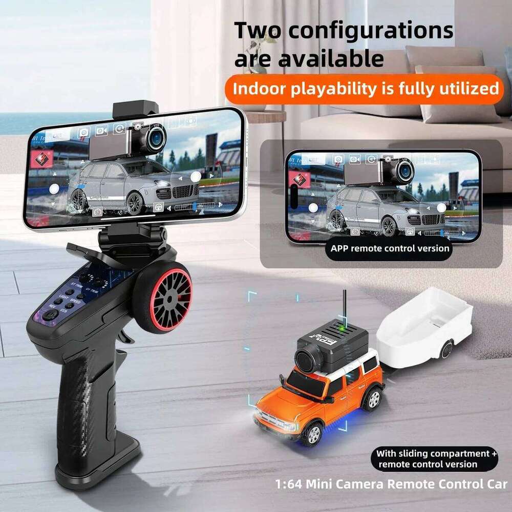WLtoys 6405 6405-C New Remote Controlled Camera Car With FPV View 720P Video APP Control 2.4G WiFi, 1:64 Scale Y260131