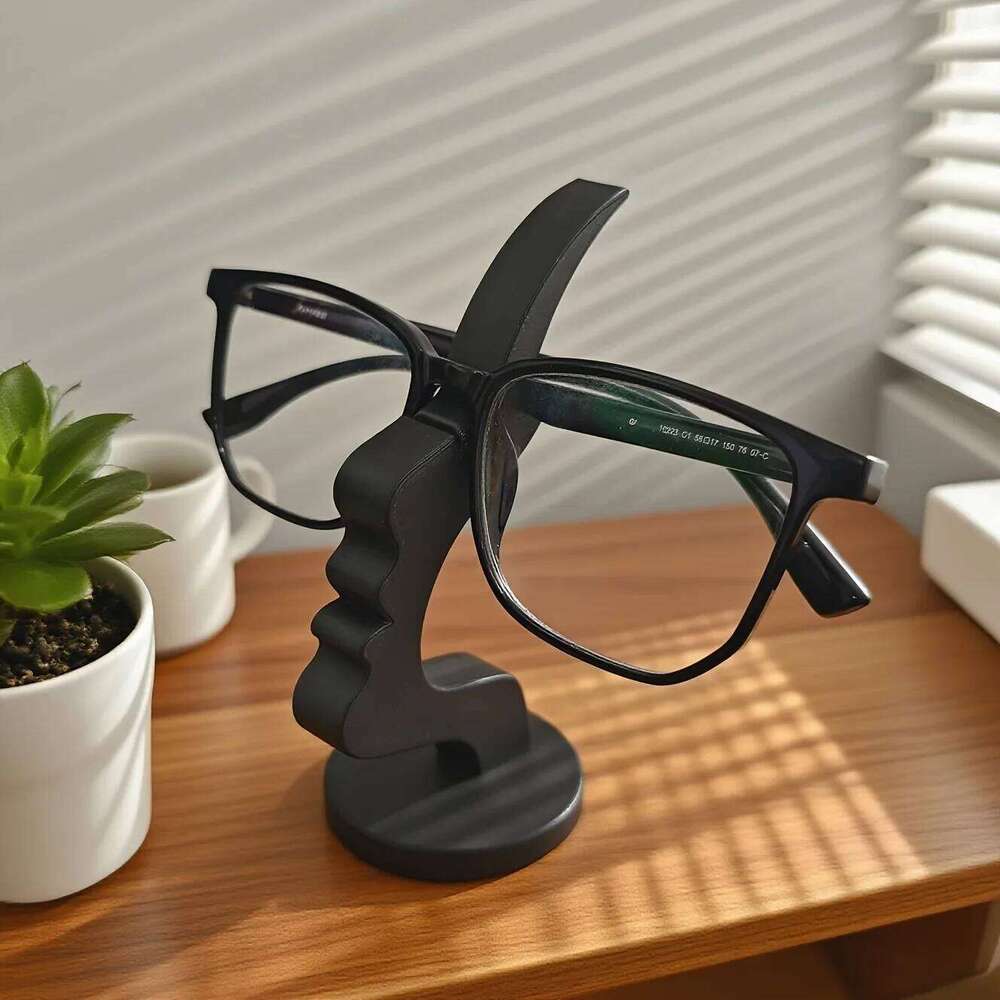Human Face Eyeglass Holder Stand Secure & Artistic Storage Solution Elevate Desk or Nightstand Decor Practical Minimalist Y260202