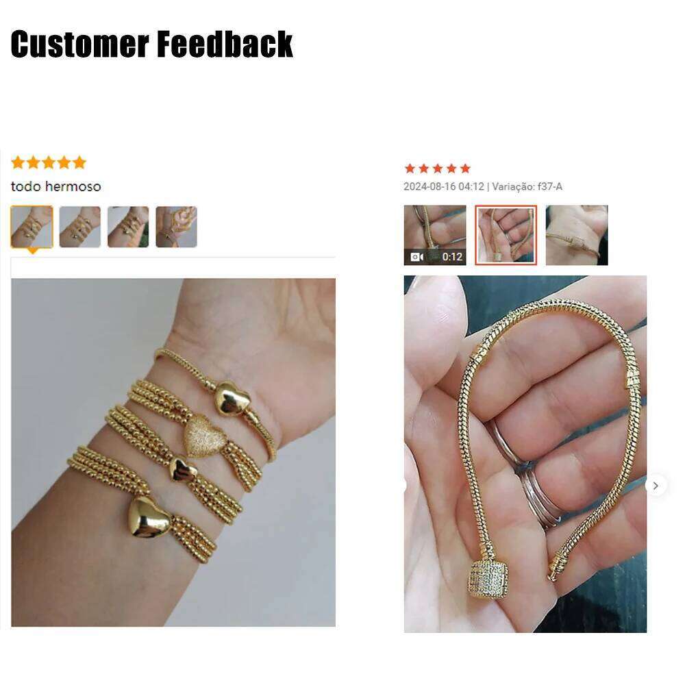 FLOLA Gold Silver Color Snake Chain for Women DIY Bracelets Making Dainty Jewelry brtf37 H260202