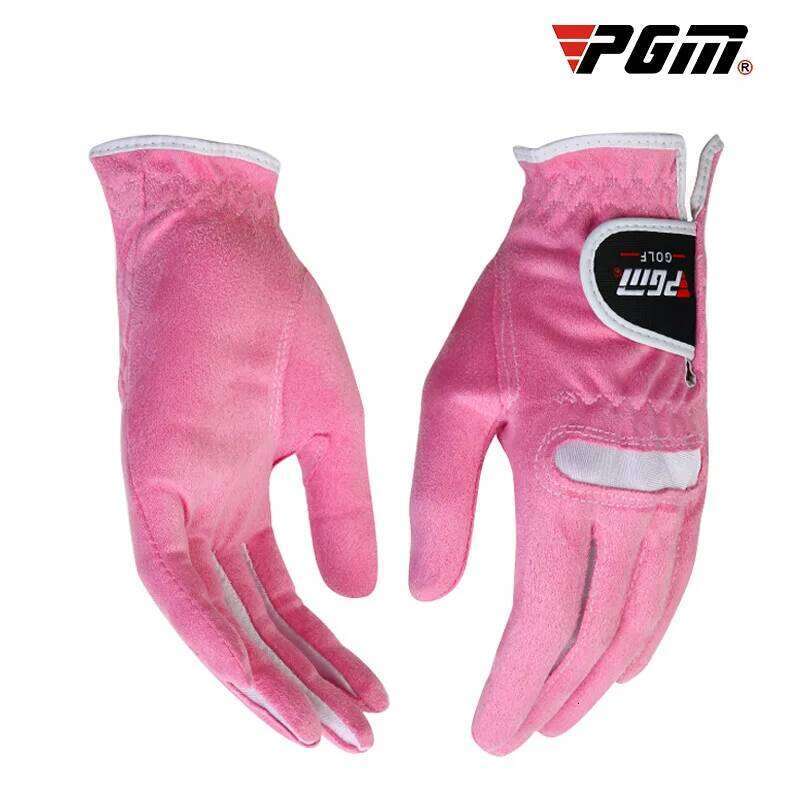 PGM 1pair Women Soft Microfiber Cloth Breathable Non-slip Protective Gloves Hand Wear Golf Accessory ST009 XJ260202
