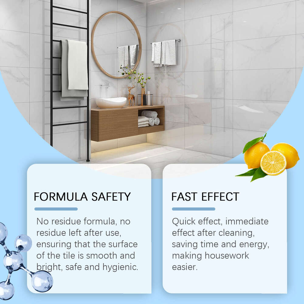 Multi-Purpose Cleaner Floor Wall Tile Polishing Maintenance Cleaning Stain Removal Clean S260202