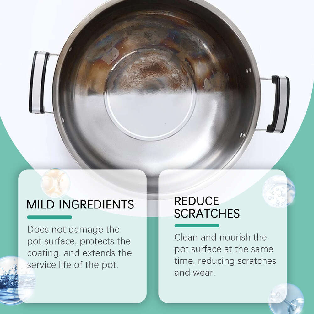 Jue-Fish Pot Bottom Grease Cleaner Degreasing Descaling Polishing Anti-Rust Cleaning Liquid S260202