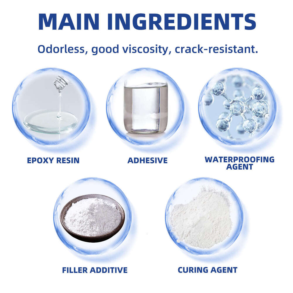 Household White Wall Crack Repair Paste Covers Mildew Stains Renovation S260202