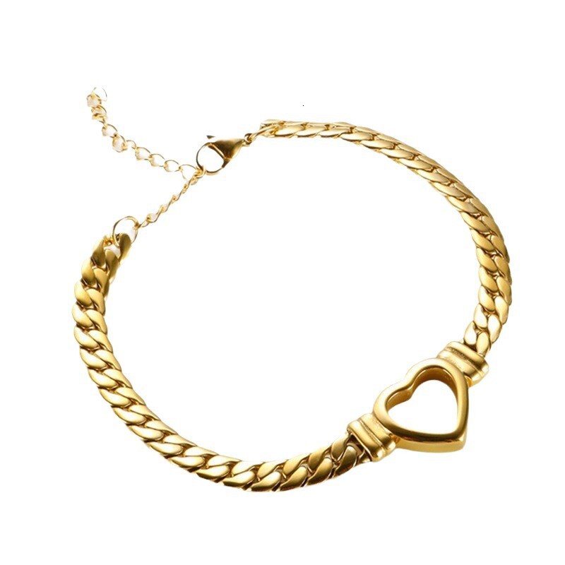 Designer Bracelet Europe And America Cross-border High-end Kgold Internet Celebrity Simple Luxury Bracelet Style Collarbone Necklace Luxury Jewelry