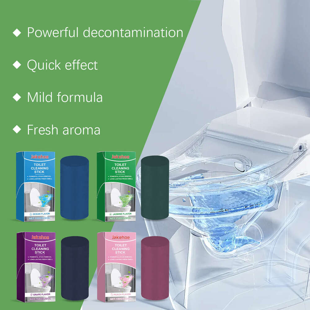 Grape Flavor Bathroom Toilet Urine Stains Odor Dirt Household Fresh Scent Cleaning Stick S260202