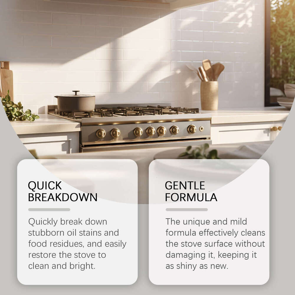 Jakehoe Cleaner Kitchen Range Hood Stove Oil Stain Polishing Brightening Daily Cleaning Agent S260202