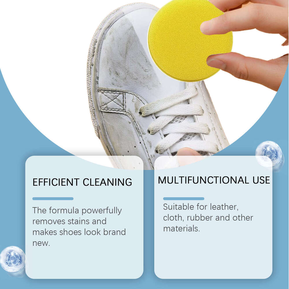 Jakehoe Multi-Functional White Shoes Sneakers No-Wash Shoe Surface Stain Removal Yellow Edge Cleaning Paste S260202