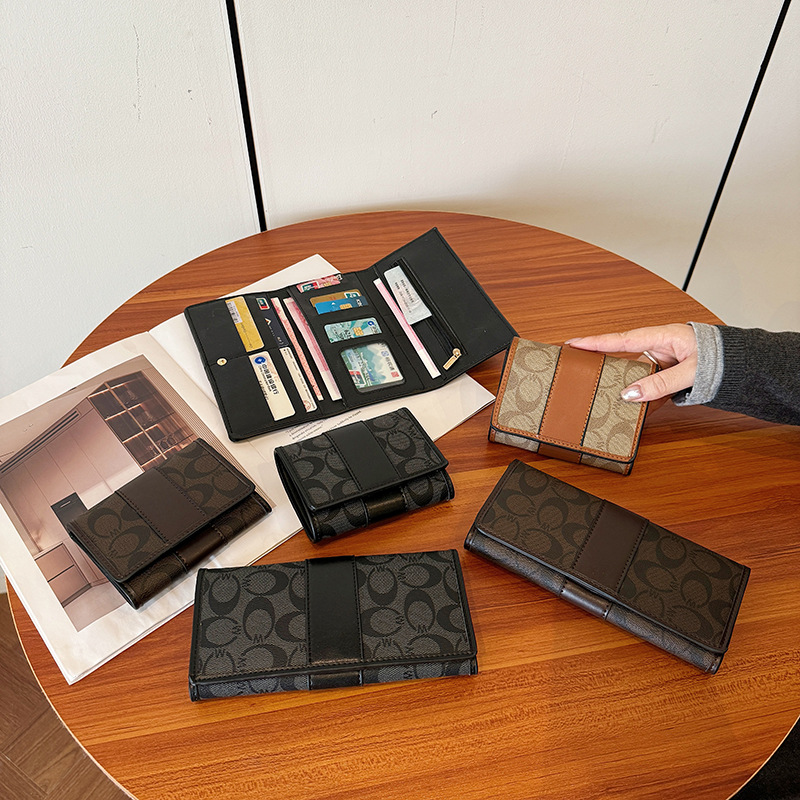 Temperament All Kinds Of Long Purse Women New Senior Sense Foreign Style Change Purse Simple Bag 2026s hot