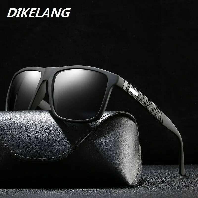 Luxury Men's Polarized Sunglasses For Men Women Driving Travel Square Fashion Vintage Brand designer Sun Glasses Eyewear UV400 H260202